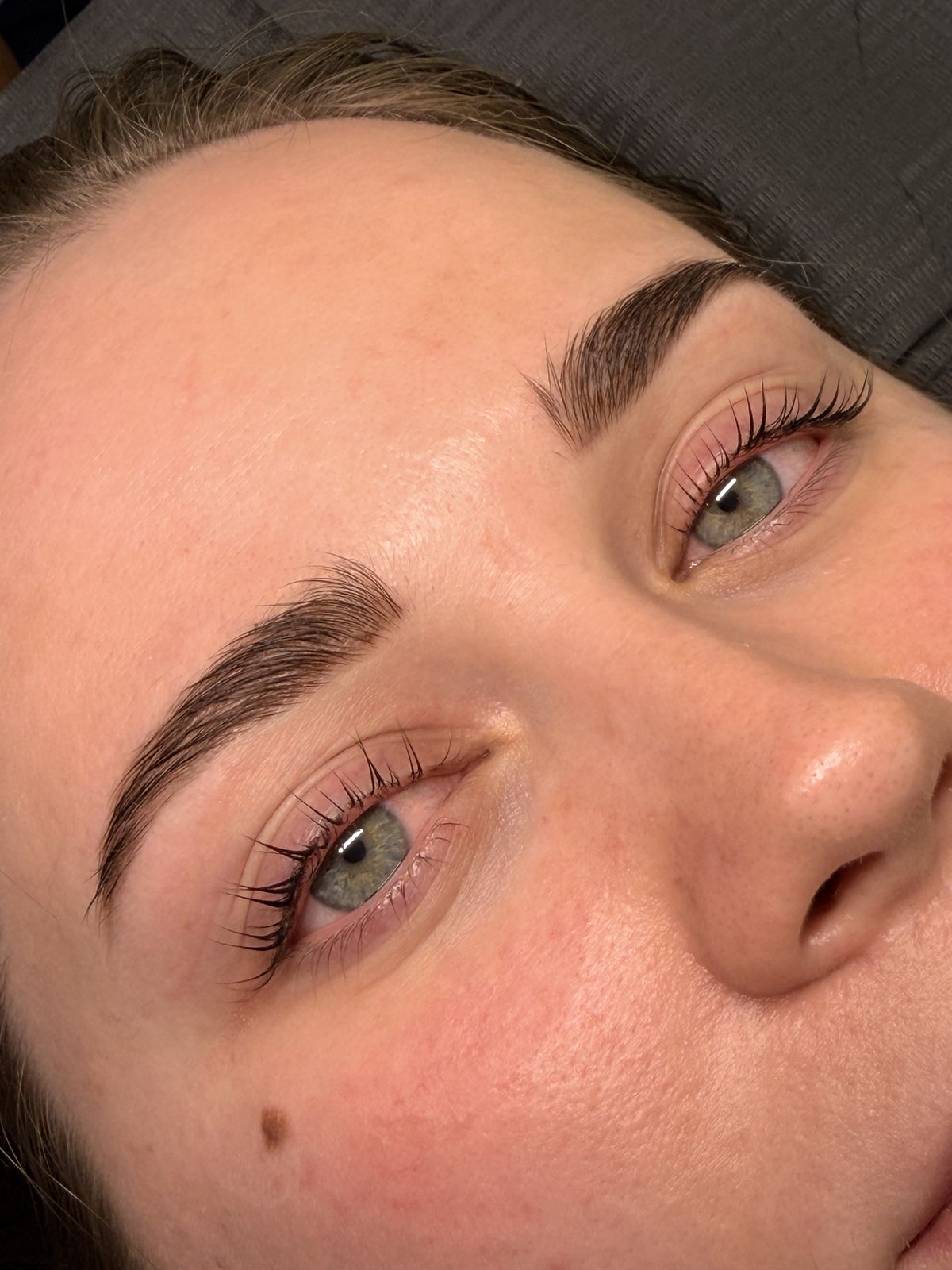 Lash lift result — after